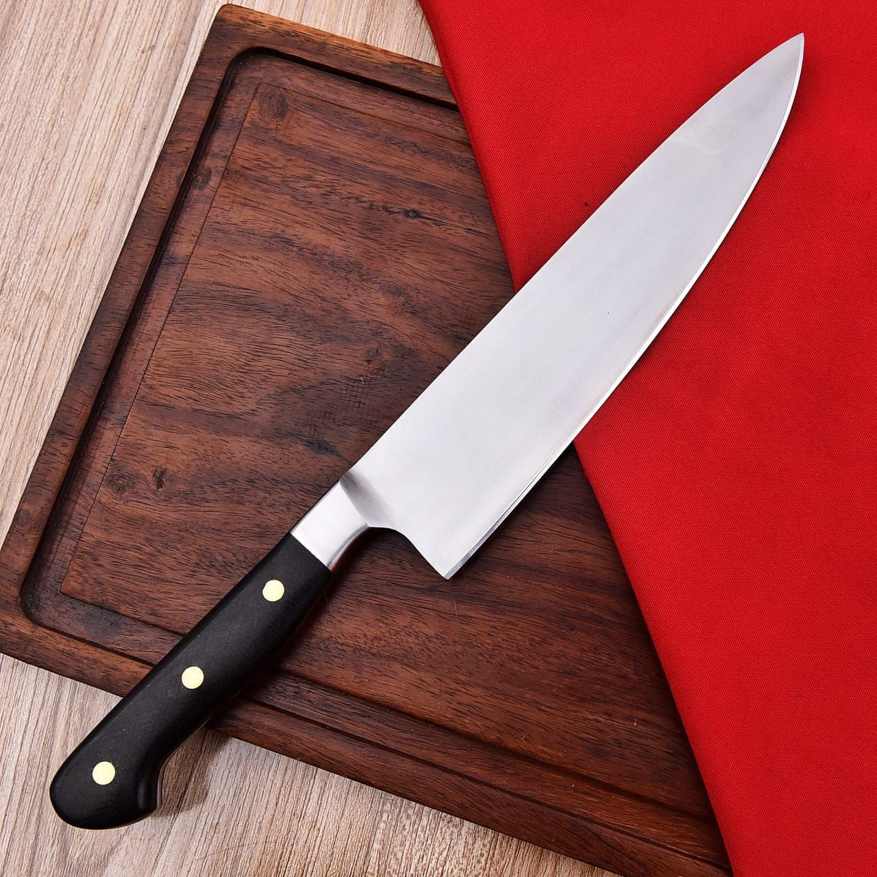 Premium Sandvik Steel Chef’s Knife – Razor Sharp & Durable