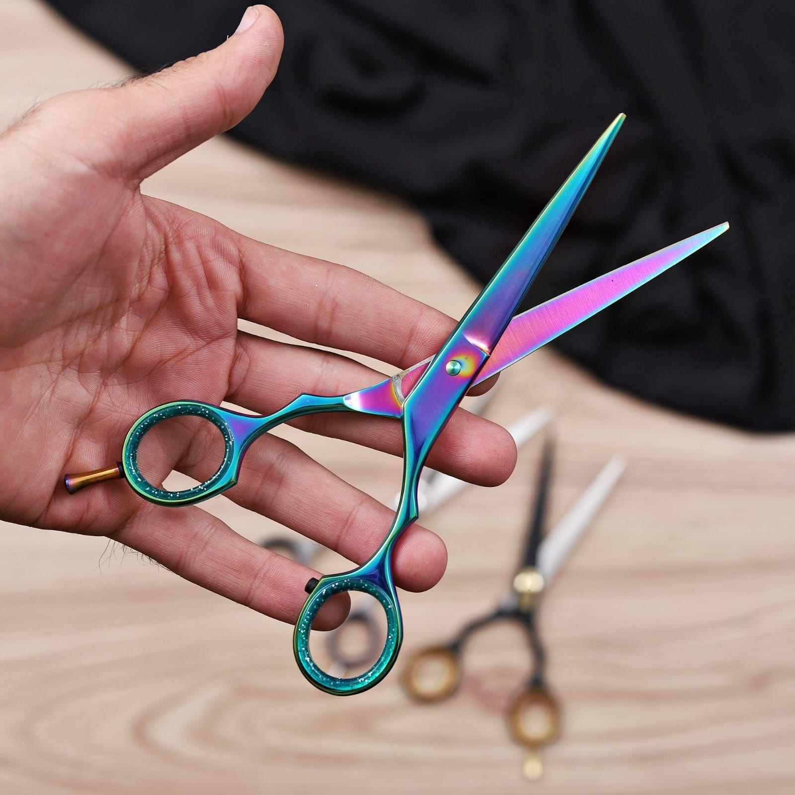 Platinum Handmade Scissor with Soft Grip and Multi Colors