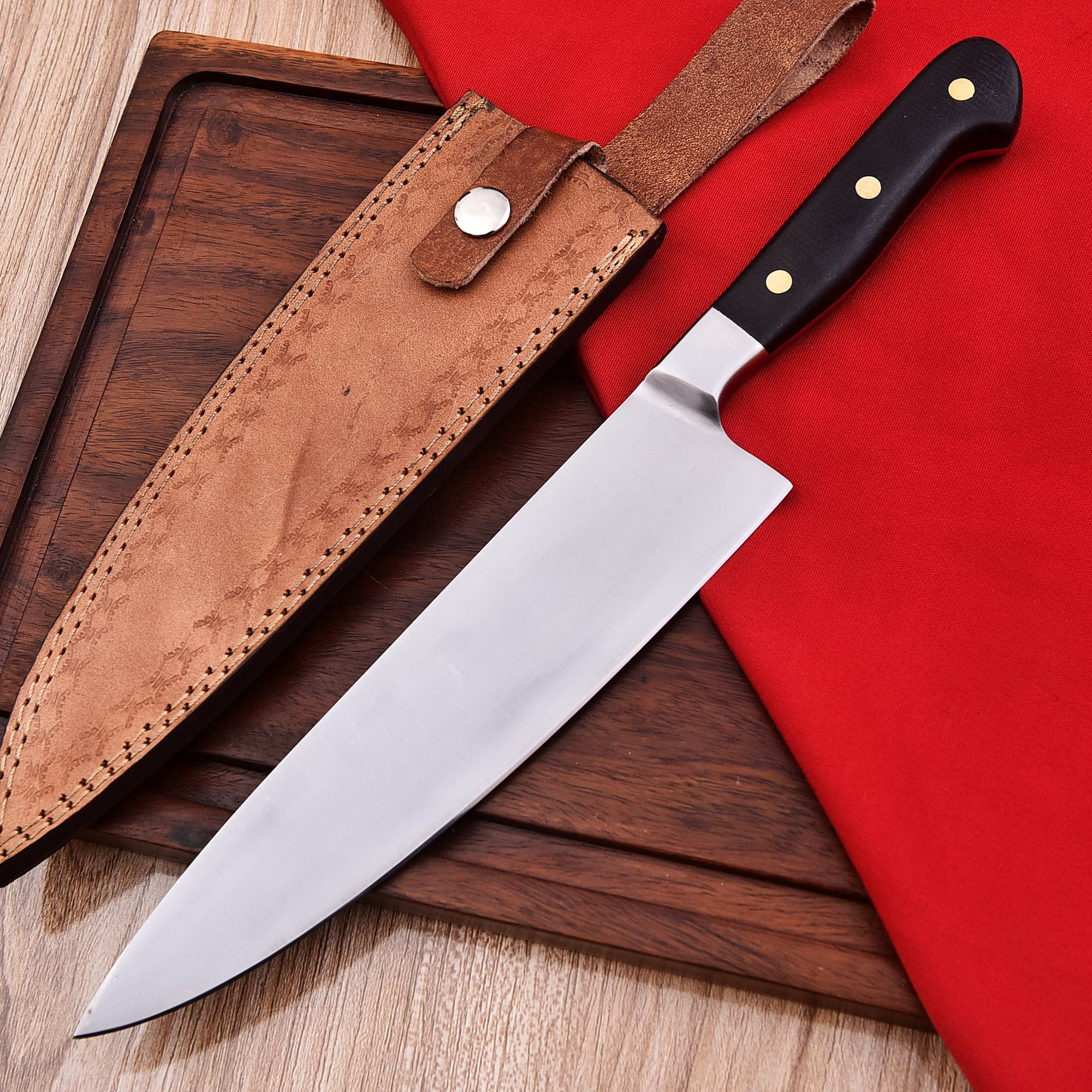 Premium Sandvik Steel Chef’s Knife – Razor Sharp & Durable