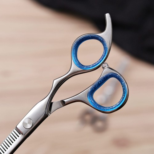 Platinum Handmade Comb Scissor with Soft Grip and Multi Colors