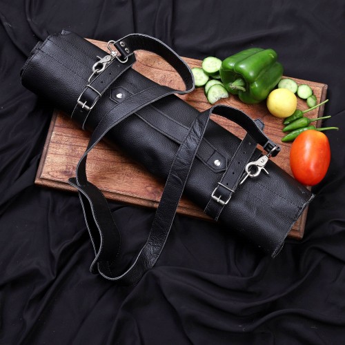 Chef’s Knife Set – High Quality Steel with Premium Leather Roll